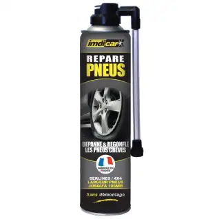 Bombe anti-crevaison répare pneus 400ml