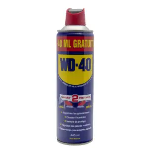 Bombe dégrippant double spray wd40 400ml