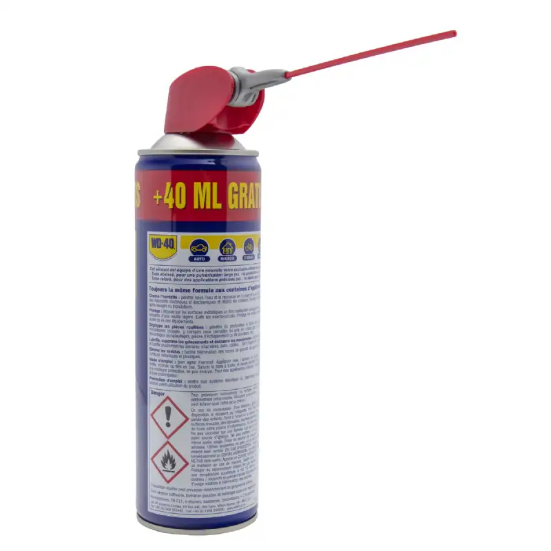 Bombe dégrippant double spray wd40 400ml