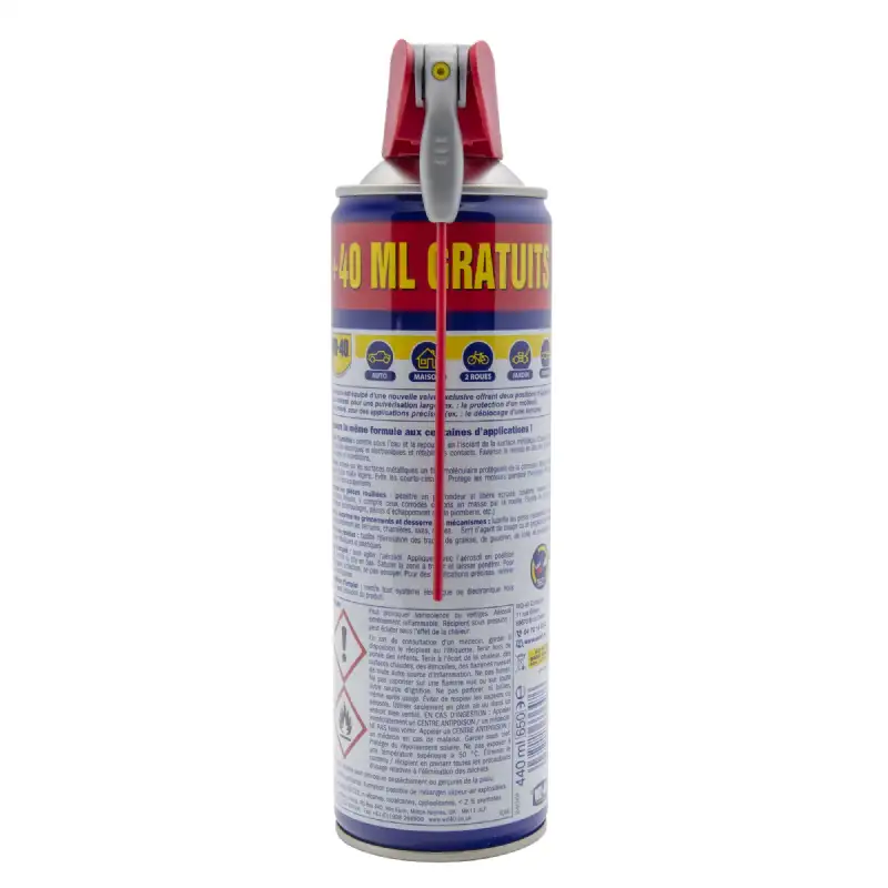 Bombe dégrippant double spray wd40 400ml