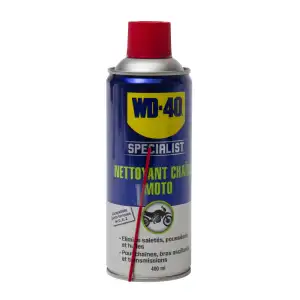 Bombe nettoyant chaîne moto 400ml