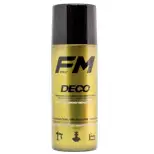 Bombe de peinture spray déco dorée 400ml