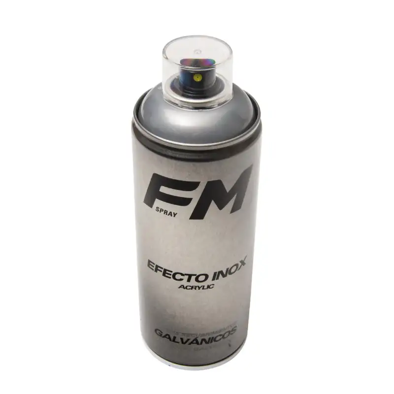 Bombe spray revêtement effet inox 400ml