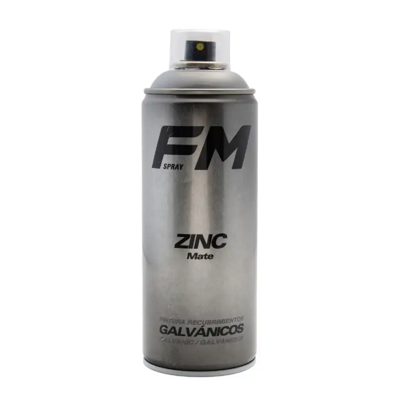 Bombe spray revêtement zinc mat 400ml