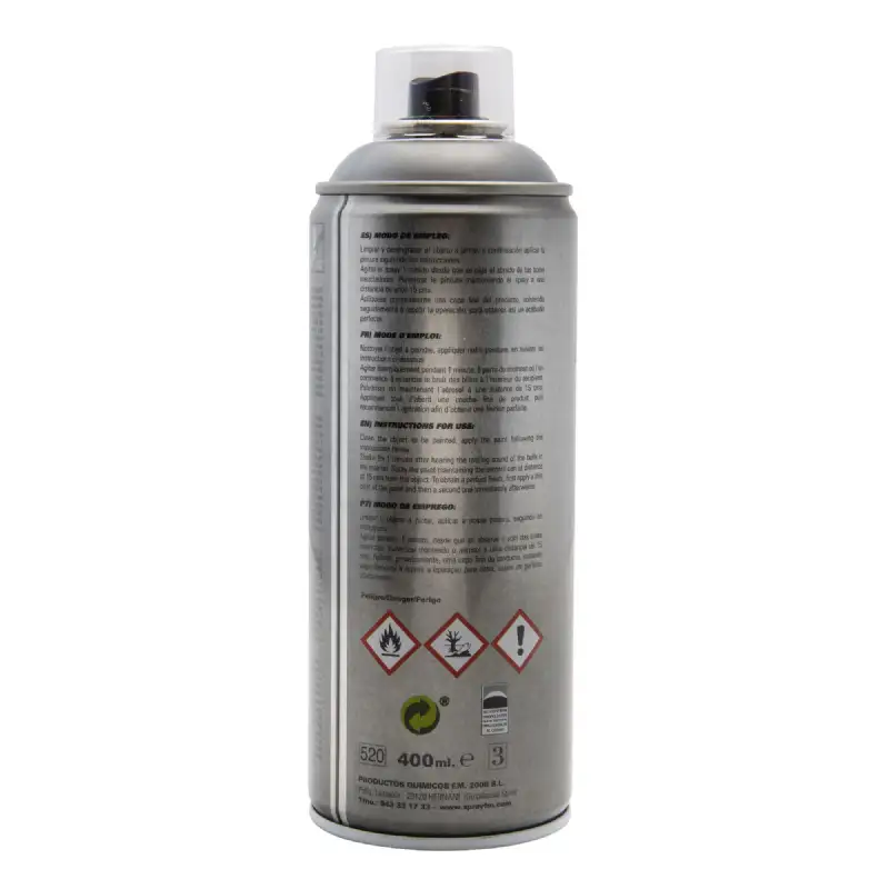 Bombe spray revêtement zinc mat 400ml