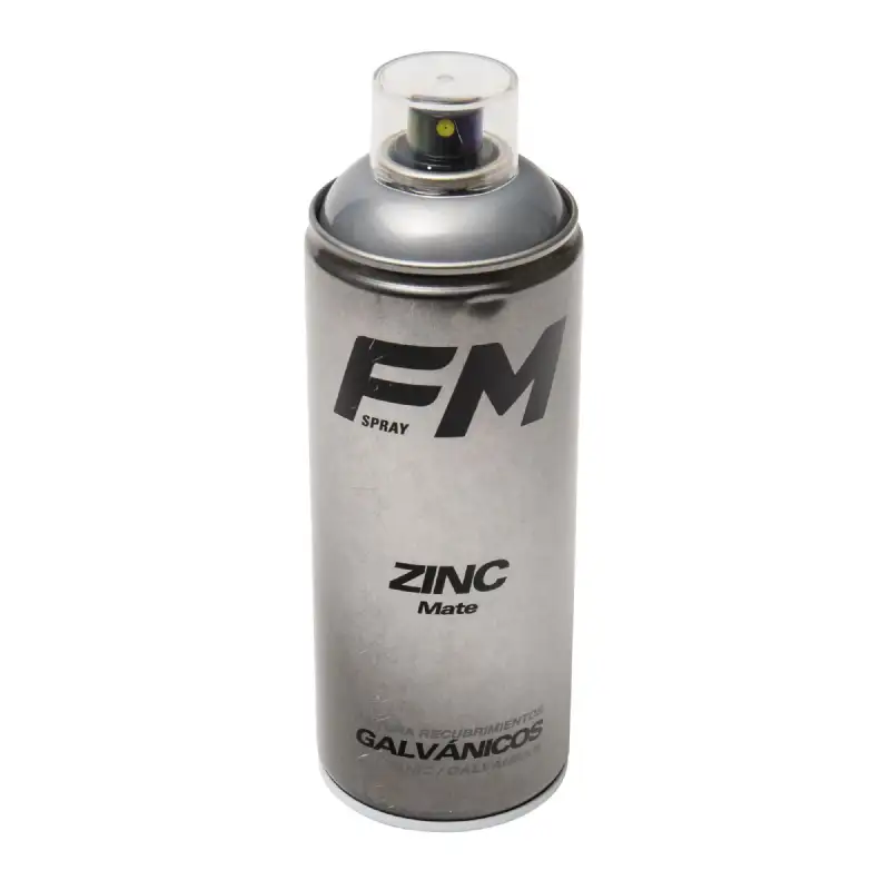 Bombe spray revêtement zinc mat 400ml