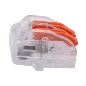 Borne de connexion à levier (lot de 5 bornes) 0,2-4mm² 32A