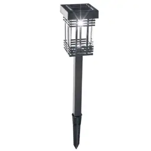 Borne solaire carré 2 led 