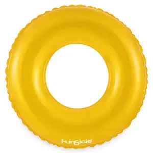 Bouée Funsicle jaune pour piscine (66x18cm)