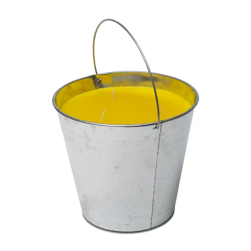 Bougie citronnelle seau métal 2kg