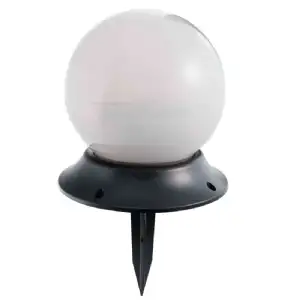 Boule solaire 2 leds blancheet multicolore