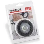 Brosse soucoupe acier ondulé Kreator