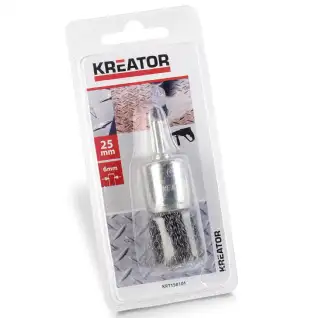 Brosse soucoupe acier ondulé Kreator