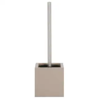 Brosse wc beige et inox