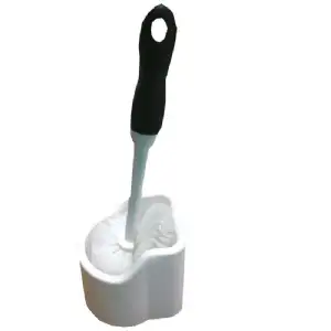 Brosse wc avec goupillon bi-matière