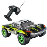 Buggy 4x4 radiocommande noire et flammes