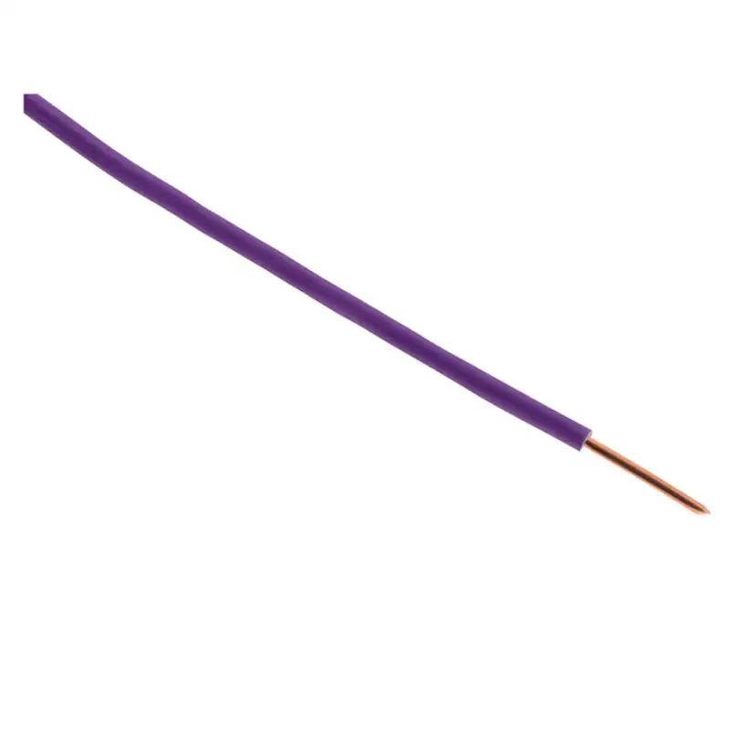 Câble électrique HO7V-U 1,5 mm² violet 10 m