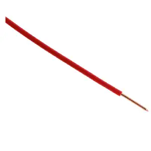 Câble électrique HO7V-U 2,5mm² rouge 10m 