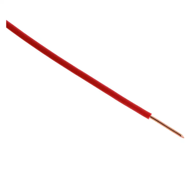 Câble électrique HO7V-U 2,5mm² rouge 10m 