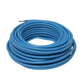 Câble électrique HO7V-U 2,5mm² bleu 10m 