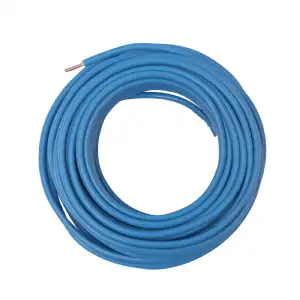 Câble électrique HO7V-U 2,5mm² bleu 10m 