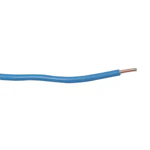 Câble électrique HO7V-U 2,5mm² bleu 10m 