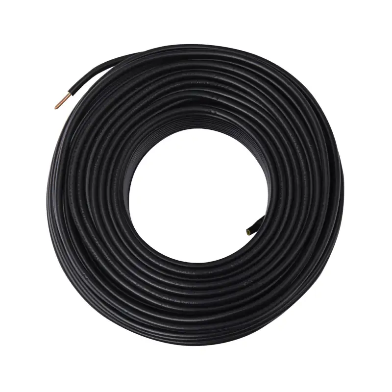 Câble électrique HO7V-U 2,5mm² Noir - 25m