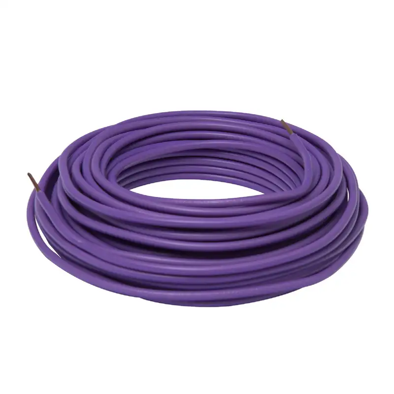 Câble électrique HO7V-U 1,5 mm² violet 10 m