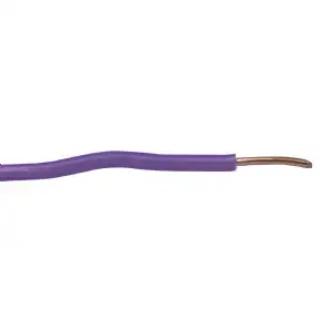 Câble électrique HO7V-U 1,5 mm² violet 10 m