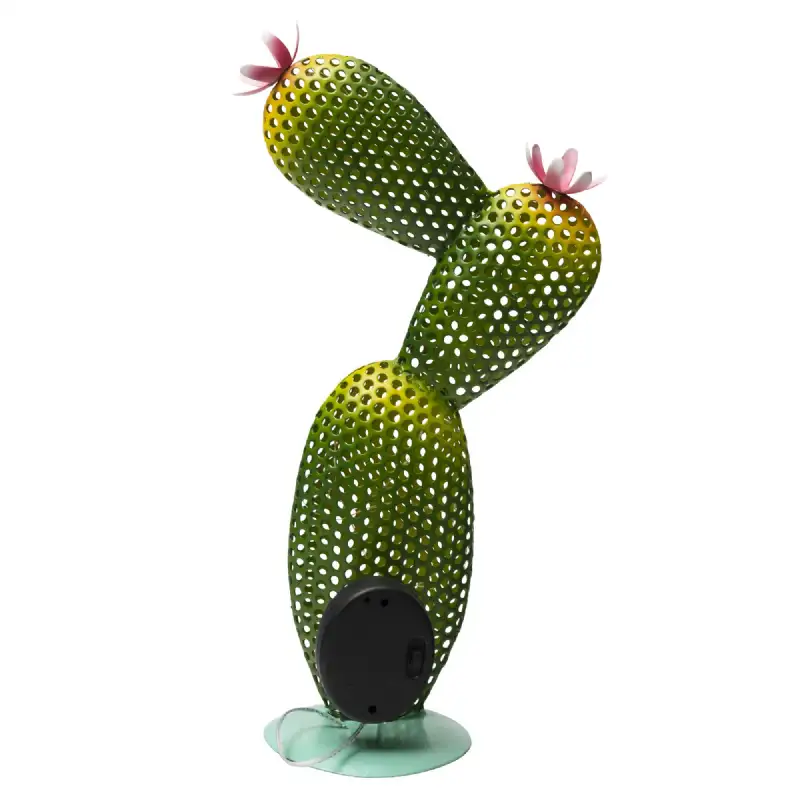 Cactus solaire 6 LED blanches 