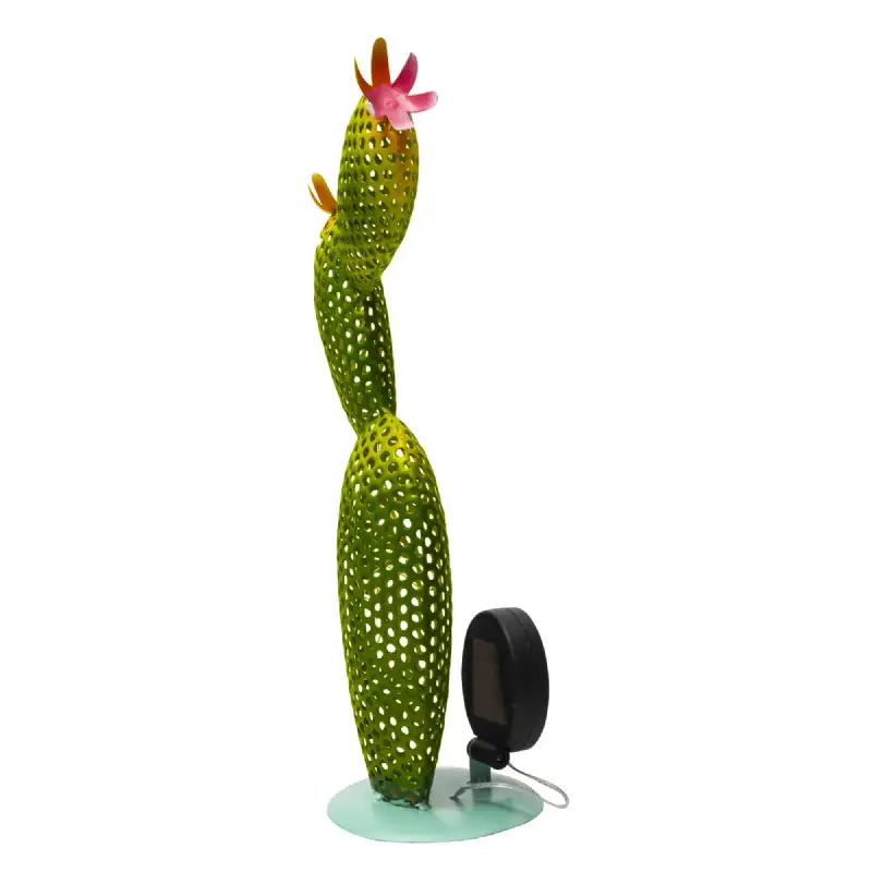 Cactus solaire 6 LED blanches 