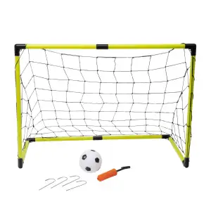 Cage de foot gonflable avec pompe