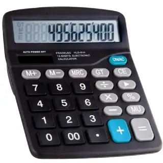 Calculatrice digitale gros chiffre