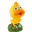 Canard solaire 2 leds 11x9,5x18,5cm