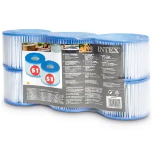 Lot de 6 cartouches de filtration S1 pour spa gonflable Intex