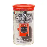 Cartouche extinctrice pour insert-poêle