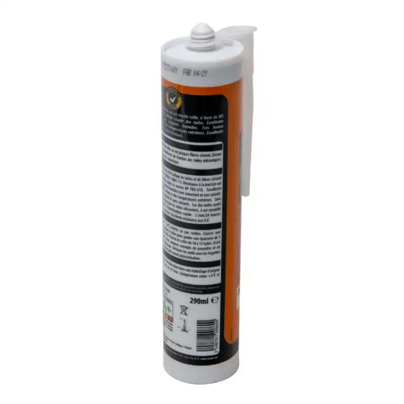 Cartouche mastic colle pour tuiles 290ml