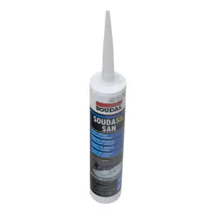 Cartouche sanitaire transparent 280ml Soudal