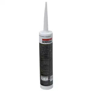 Cartouche sanitaire transparent 280ml Soudal