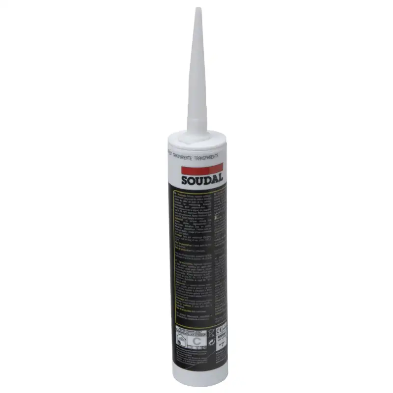 Cartouche sanitaire transparent 280ml Soudal