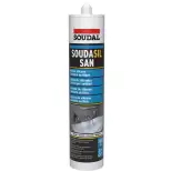 Cartouche silicone sanitaire blanc 280ml Soudal 