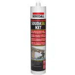 Cartouche de mastic silicone transparent neutre 300ml Soudal 