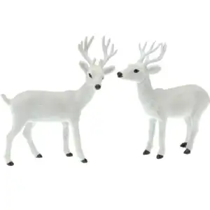 Cerf blanc 23x6x26cm