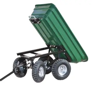 Chariot remorque de jardin 52 litres WERKA PRO