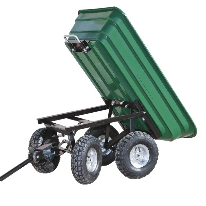 Chariot remorque de jardin 52 litres WERKA PRO