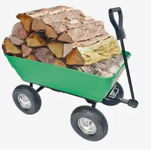 Chariot remorque de jardin WERKA PRO 125 litres