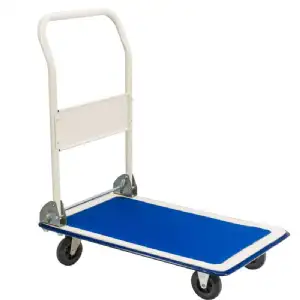 Chariot plateforme pliable 150kg  4roues