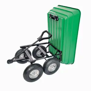 Chariot remorque de jardin WERKA PRO 125 litres