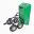 Chariot remorque de jardin WERKA PRO 125 litres