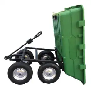 Chariot remorque de jardin WERKA PRO 225 litres